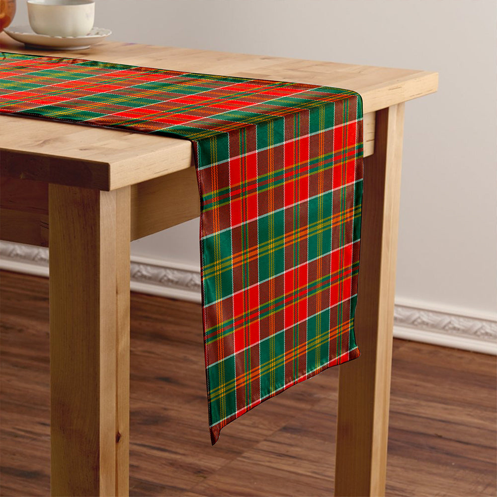MacDonald of Kingsburgh (Donald of Kingsburgh) Modern Tartan Crest Table Runner