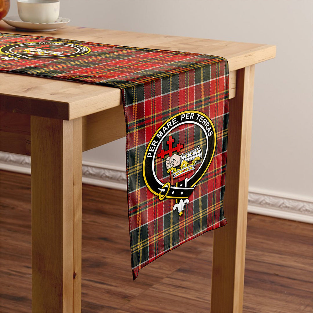 MacDonald of Kingsburgh (Donald of Kingsburgh) Weathered Tartan Crest Table Runner