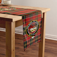 MacDonald of Kingsburgh (Donald of Kingsburgh) Weathered Tartan Crest Table Runner