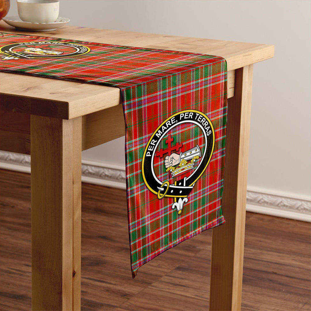 MacDonald of Lochmaddy (Donald of Loch Mhaddy) Anceint Tartan Crest Table Runner