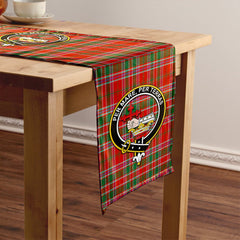 MacDonald of Lochmaddy (Donald of Loch Mhaddy) Anceint Tartan Crest Table Runner