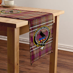MacDonell of Glengarry Dress Modern Tartan Crest Table Runner