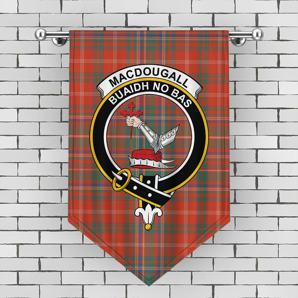 MacDougall Ancient Tartan Crest Gonfalon