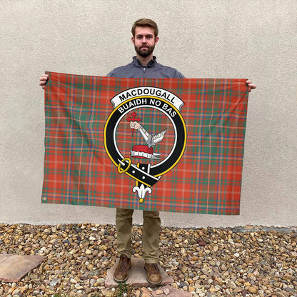 MacDougall Ancient Tartan Classic Crest House Flag