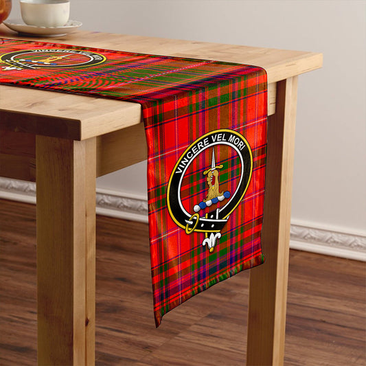 MacDowall Tartan Crest Table Runner