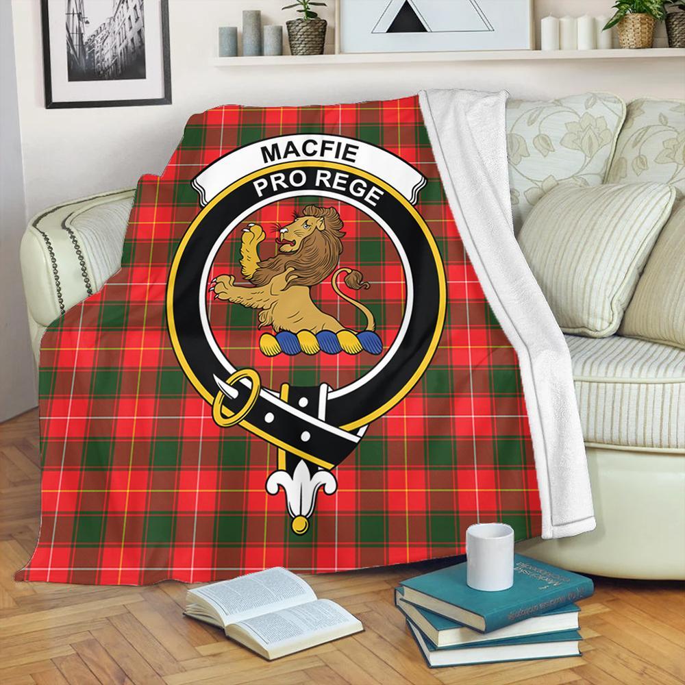 MacFie Tartan Crest Premium Blanket