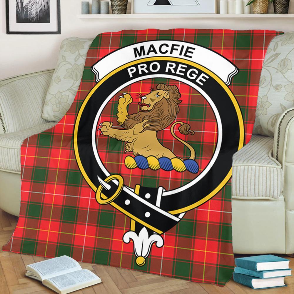 MacFie Tartan Crest Premium Blanket