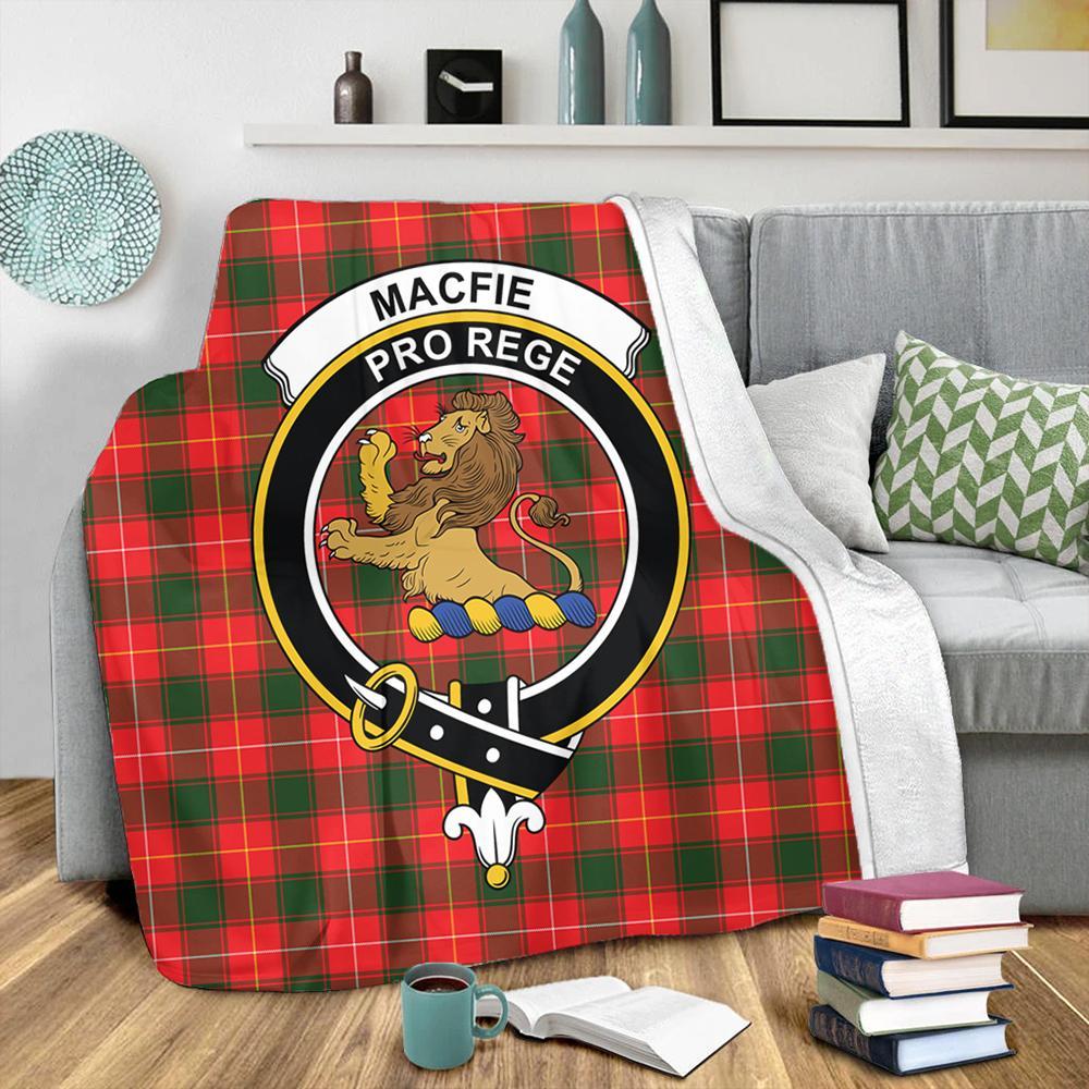 MacFie Tartan Crest Premium Blanket