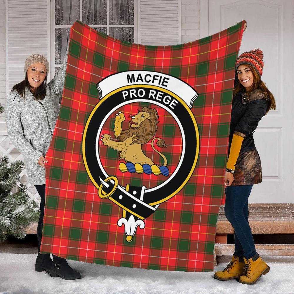 MacFie Tartan Crest Premium Blanket