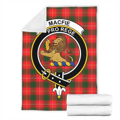 MacFie Tartan Crest Premium Blanket