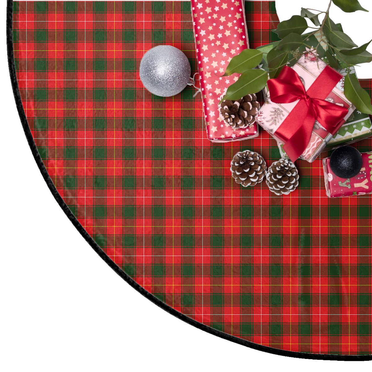 MacFie Tartan Plaid Christmas Tree Skirt