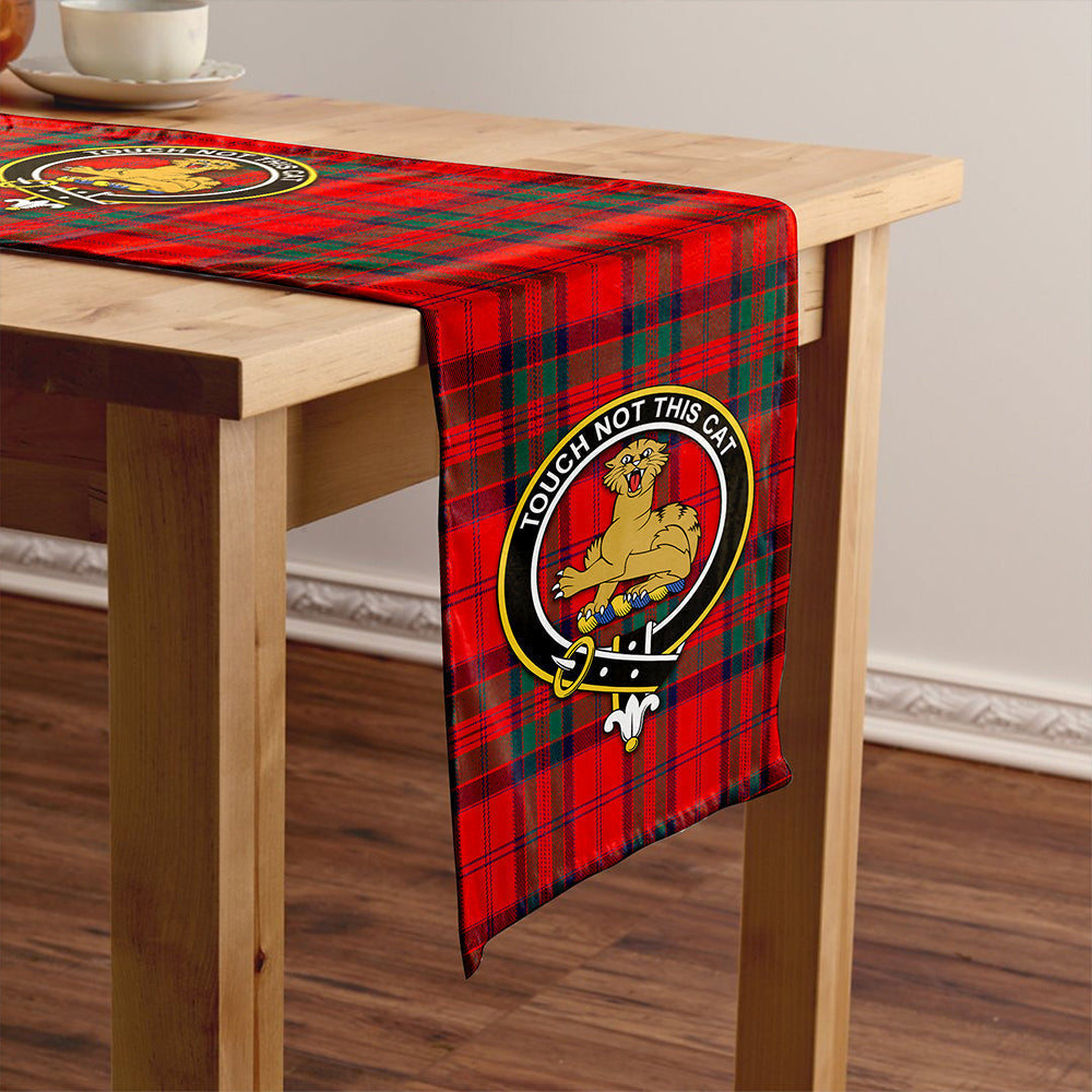 MacGillivray Modern Tartan Crest Table Runner