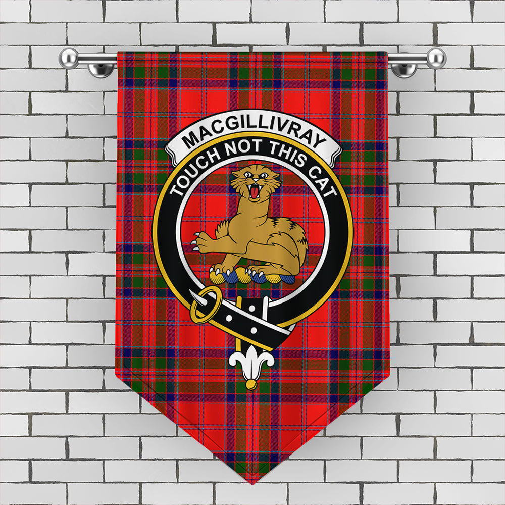 MacGillivray Modern Tartan Crest Gonfalon