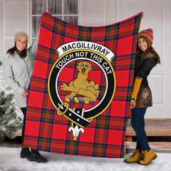 MacGillivray Modern Tartan Crest Premium Blanket