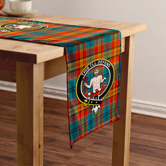 MacGurk Ancient Tartan Crest Table Runner