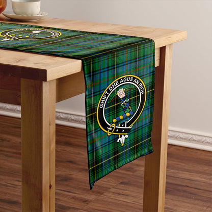 MacInnes Ancient Tartan Crest Table Runner