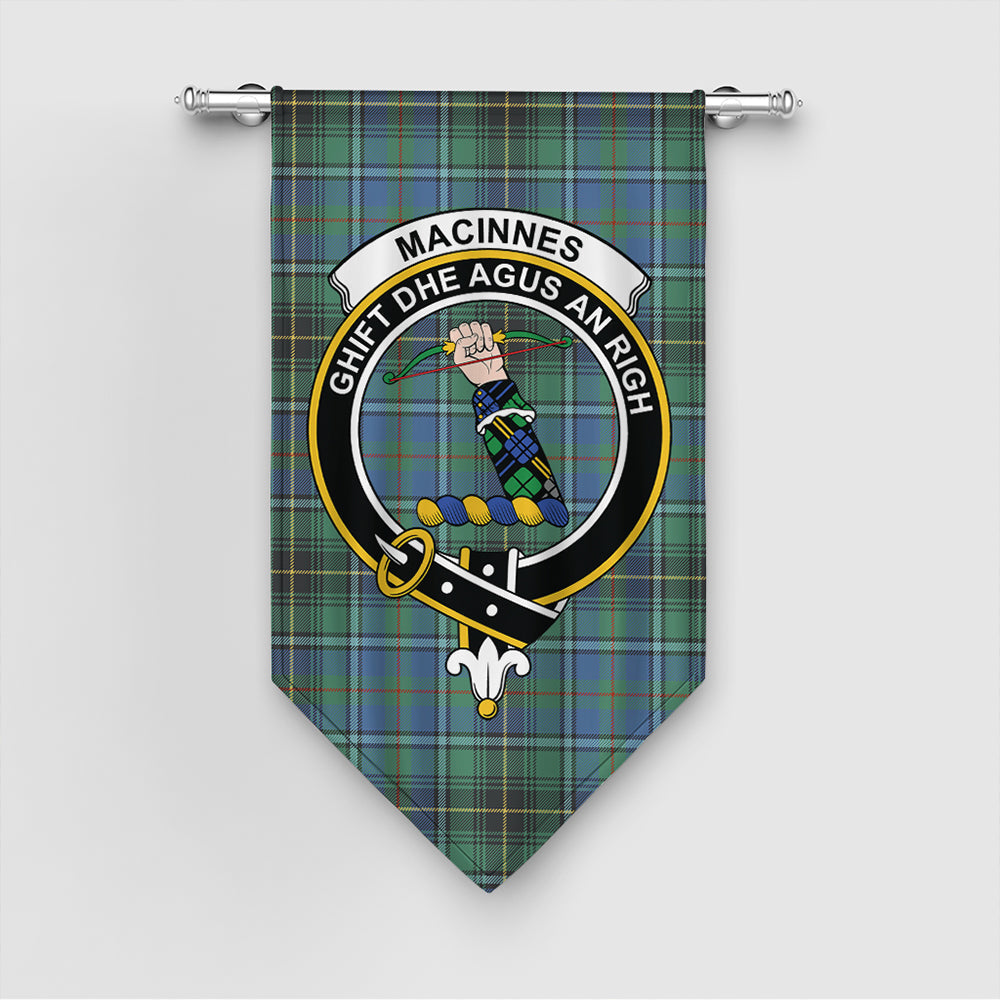 MacInnes Ancient Tartan Crest Gonfalon