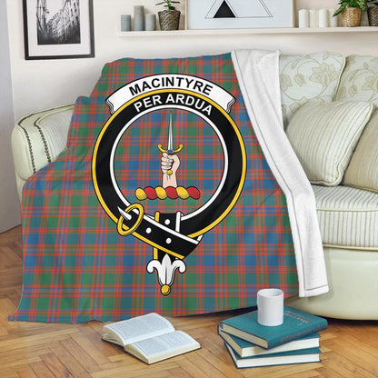 MacIntyre Ancient Tartan Crest Premium Blanket