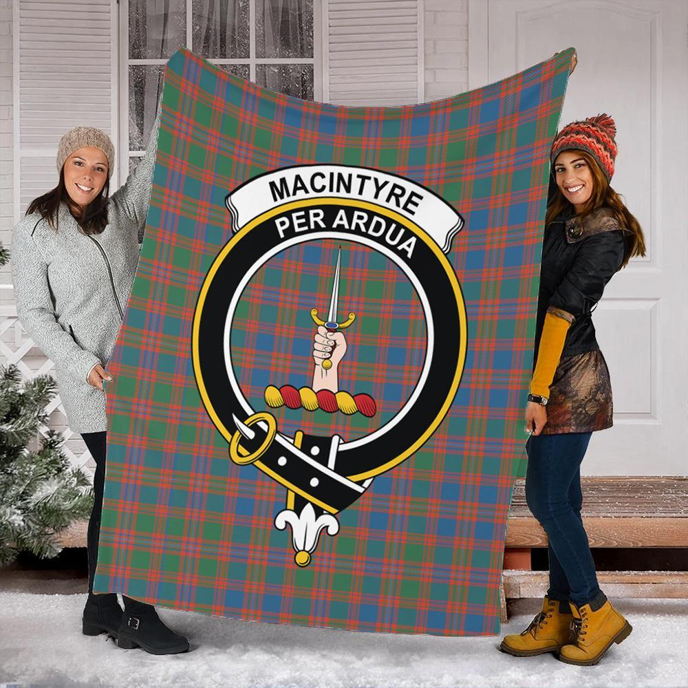 MacIntyre Ancient Tartan Crest Premium Blanket