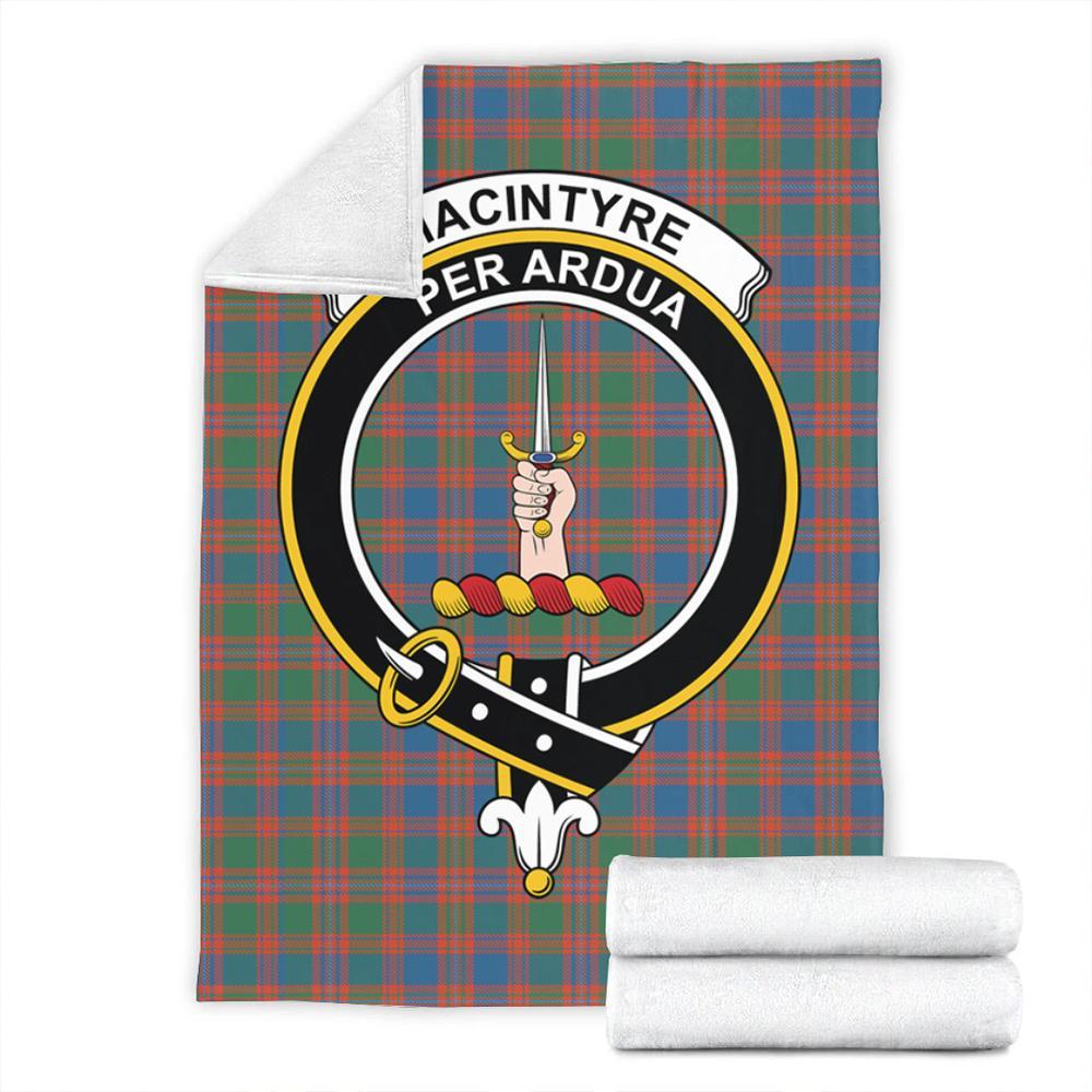 MacIntyre Ancient Tartan Crest Premium Blanket