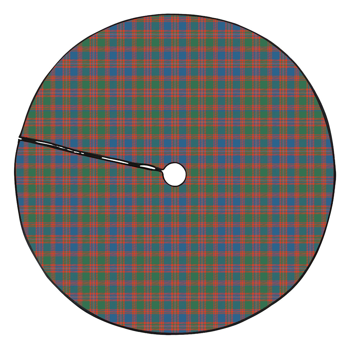 MacIntyre Ancient Tartan Plaid Christmas Tree Skirt