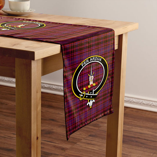 MacIntyre of Littleport Weathered Tartan Crest Table Runner