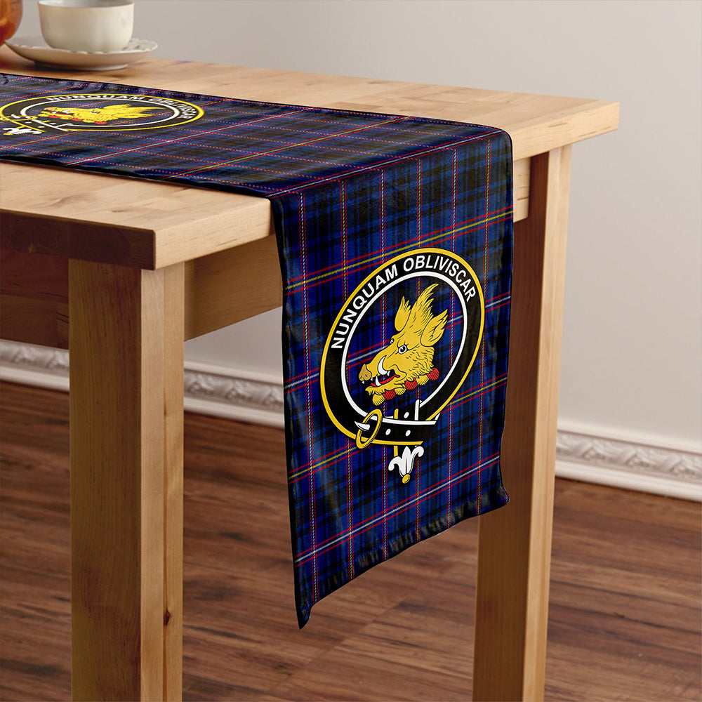 MacIver of Strome Modern Tartan Crest Table Runner