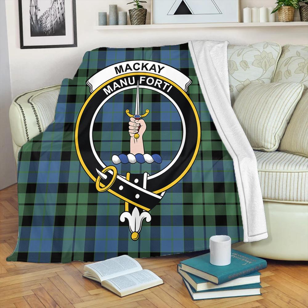 MacKay Ancient Tartan Crest Premium Blanket