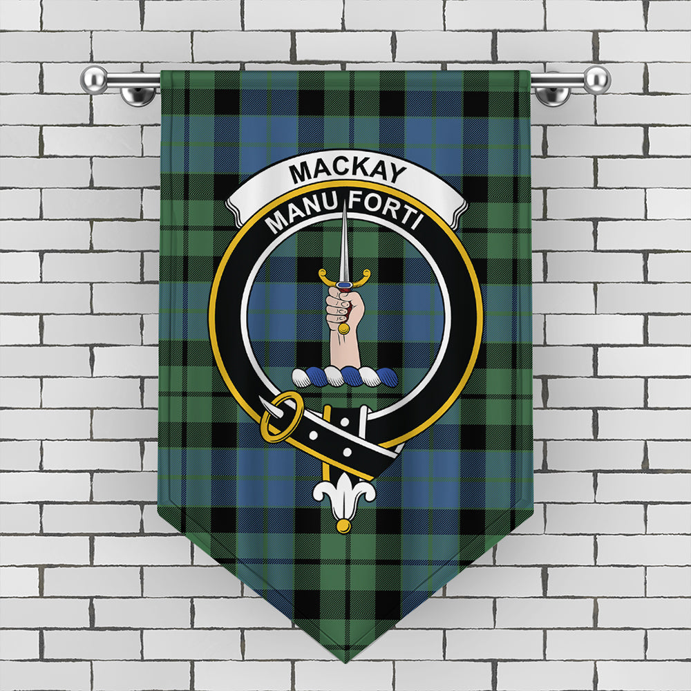 MacKay Ancient Tartan Crest Gonfalon