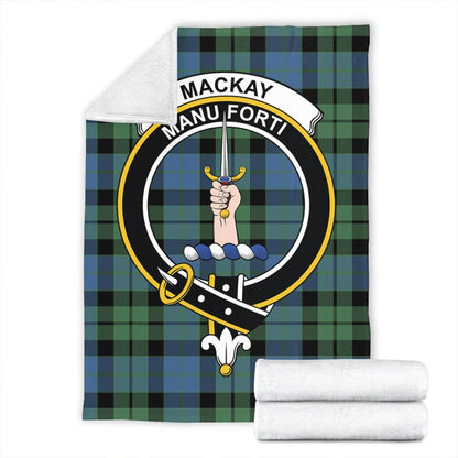 MacKay Ancient Tartan Crest Premium Blanket