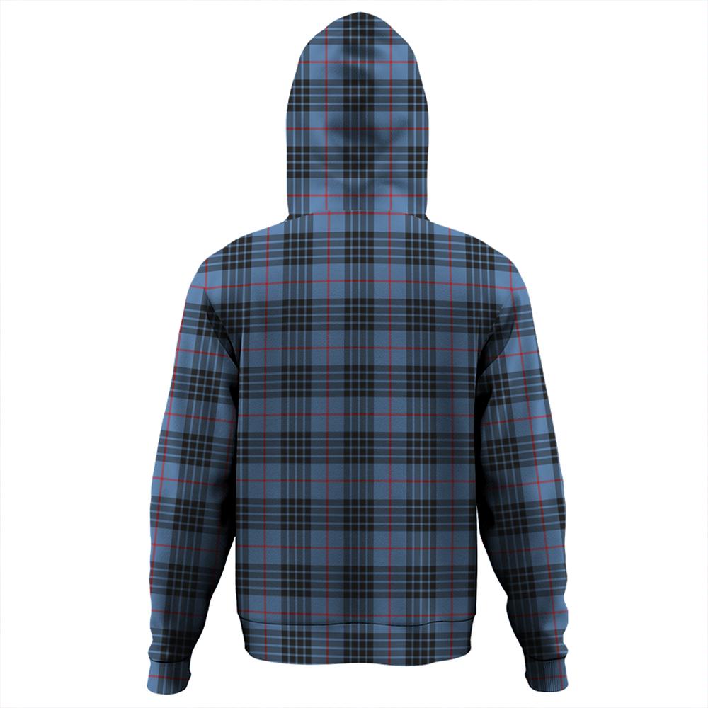 MacKay Blue Tartan Plaid Hoodie