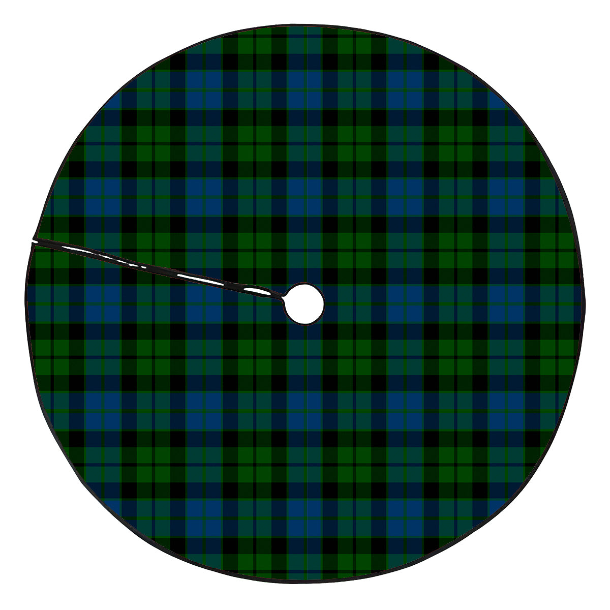 MacKie Tartan Plaid Christmas Tree Skirt