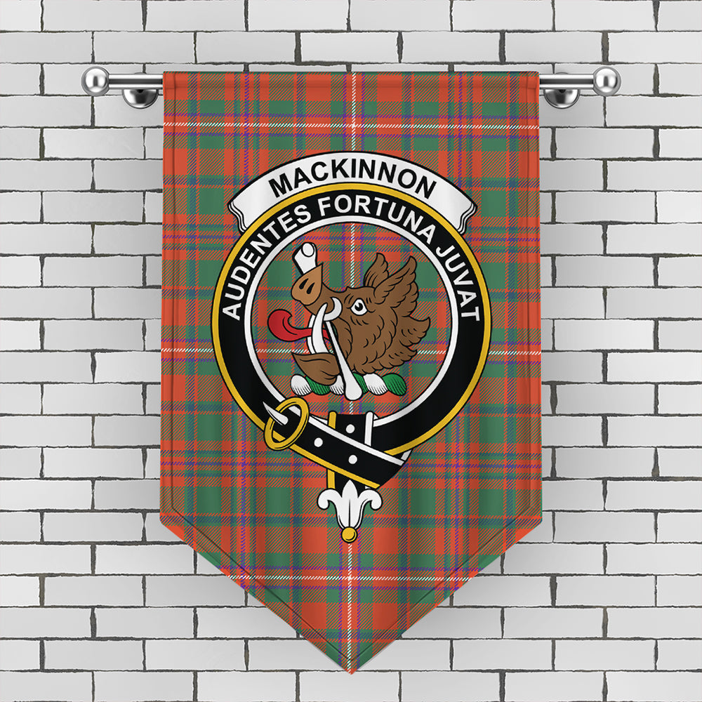 MacKinnon Ancient Tartan Crest Gonfalon