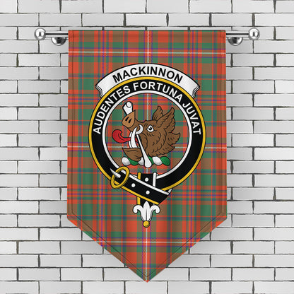 MacKinnon Ancient Tartan Crest Gonfalon