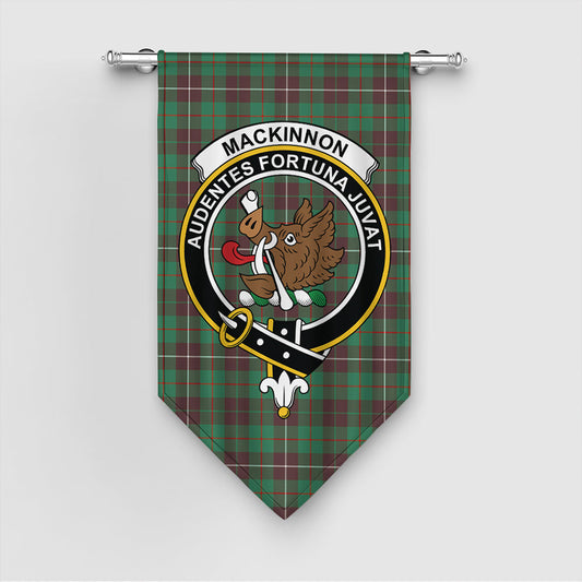 MacKinnon Hunting Ancient Tartan Crest Gonfalon