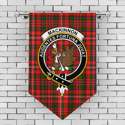 MacKinnon Modern Tartan Crest Gonfalon