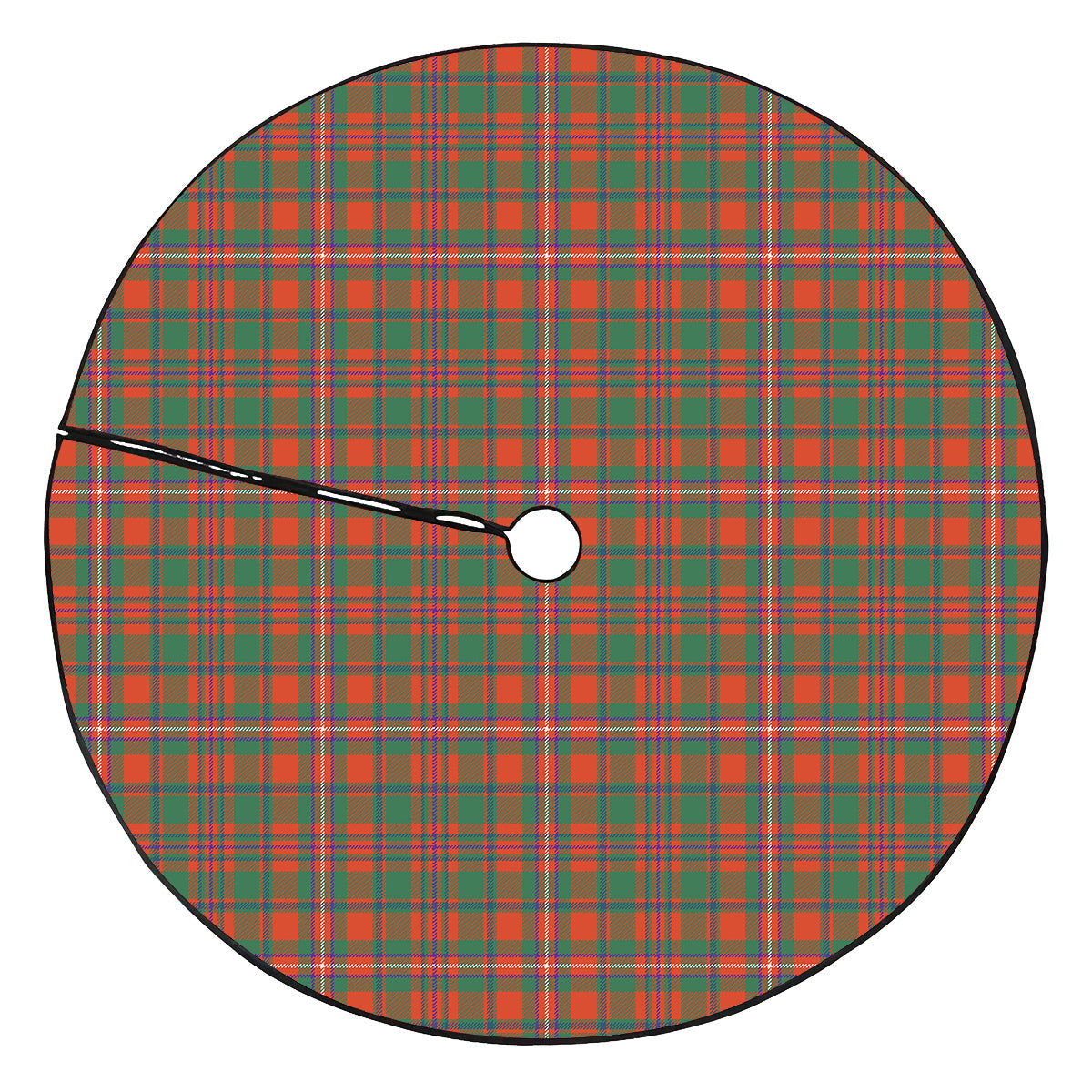 MacKinnon Ancient Tartan Plaid Christmas Tree Skirt