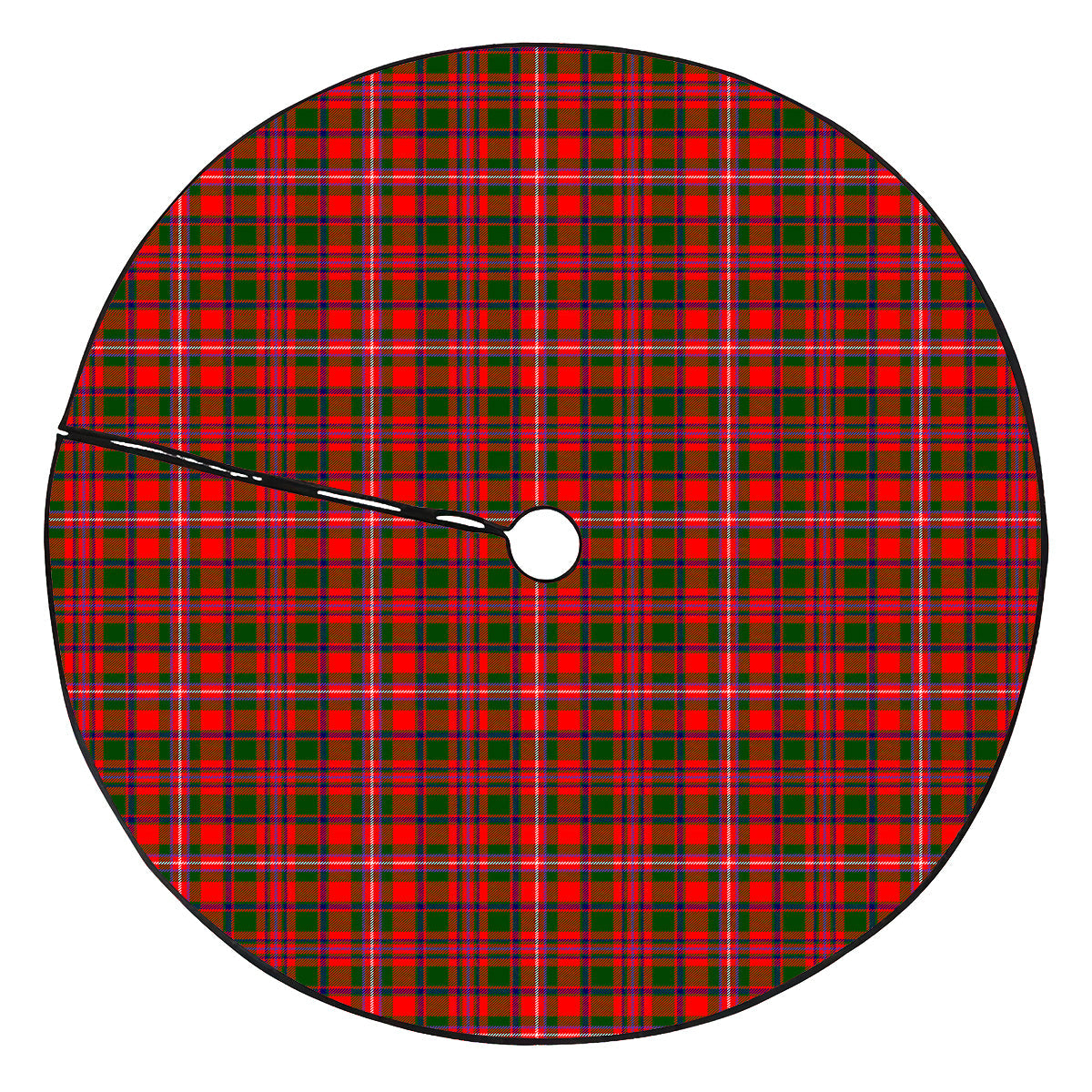 MacKinnon Modern Tartan Plaid Christmas Tree Skirt