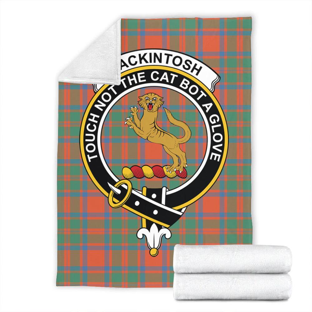 MacKintosh Ancient Tartan Crest Premium Blanket