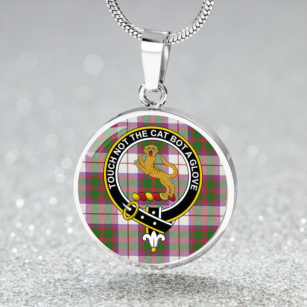 MacKintosh Artefact Ancient Tartan Crest Circle Necklace