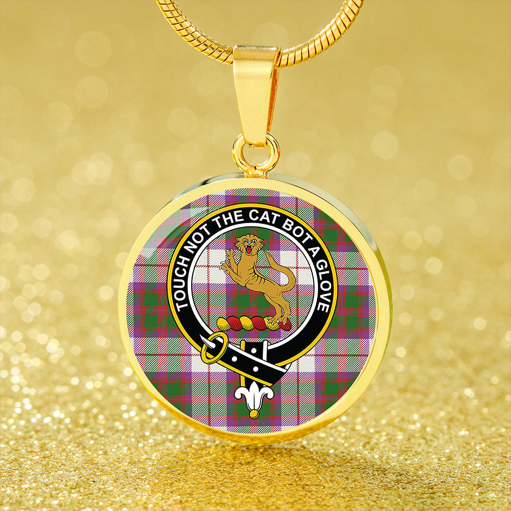 MacKintosh Artefact Ancient Tartan Crest Circle Necklace