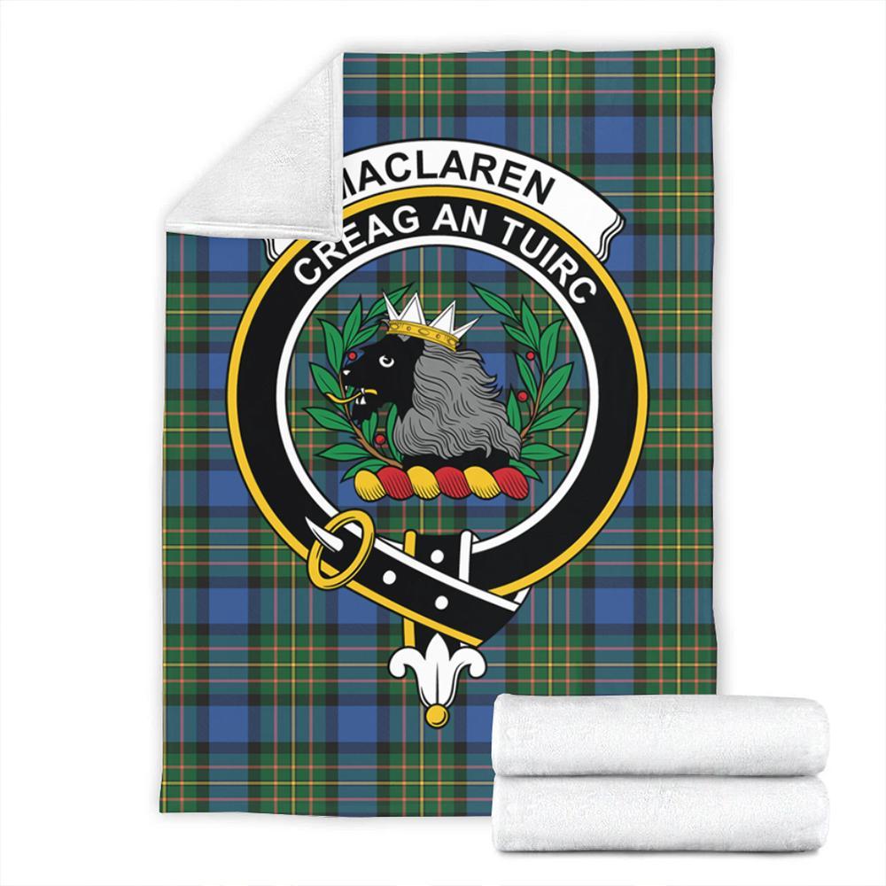 MacLaren Ancient Tartan Crest Premium Blanket