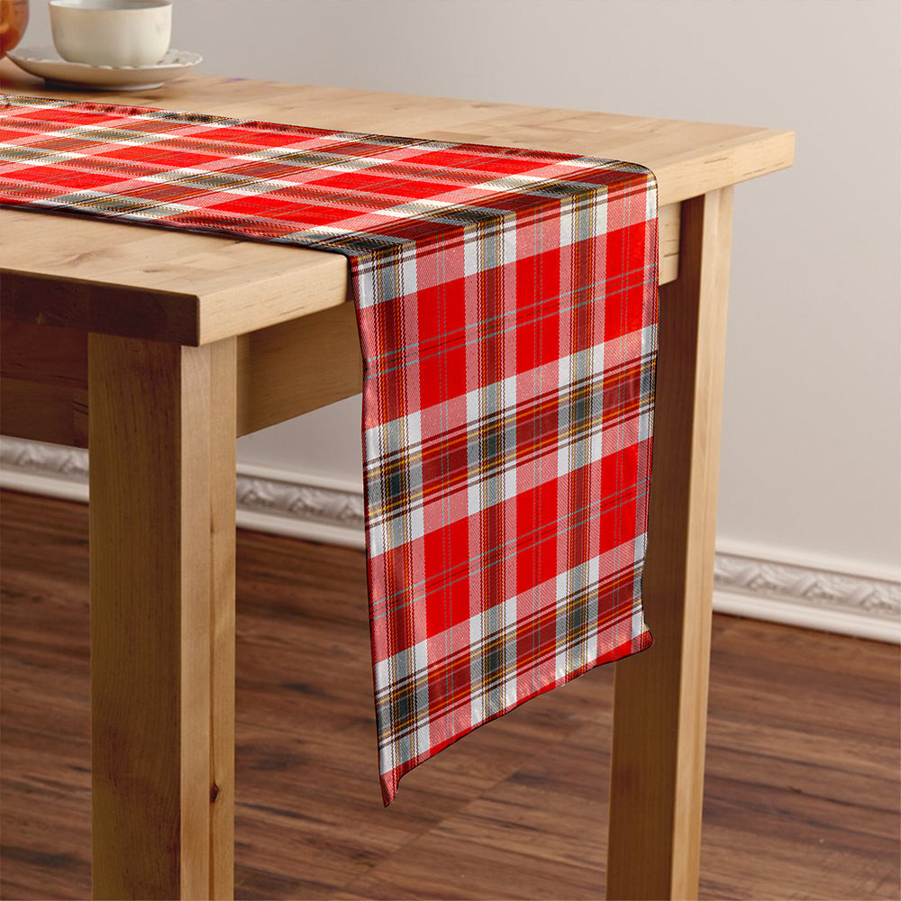 MacLean of Duart Dress Red Modern Tartan Crest Table Runner