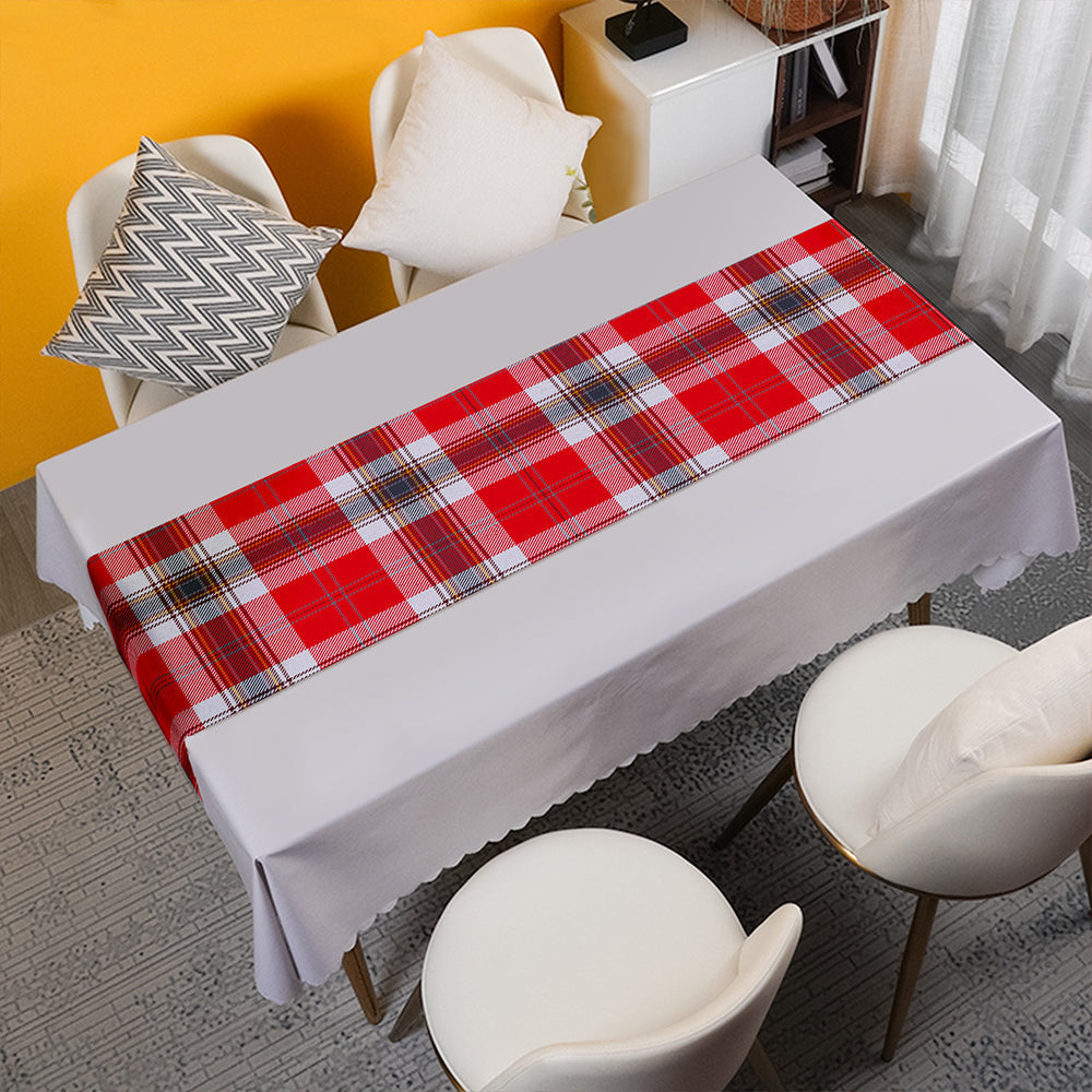 MacLean of Duart Dress Red Modern Tartan Crest Table Runner