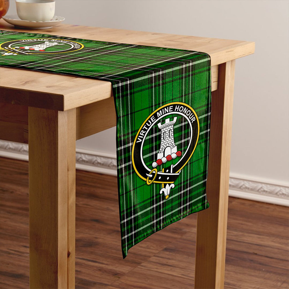 MacLean of Duart Hunting (Vestiarium Scoticum) Ancient Tartan Crest Table Runner