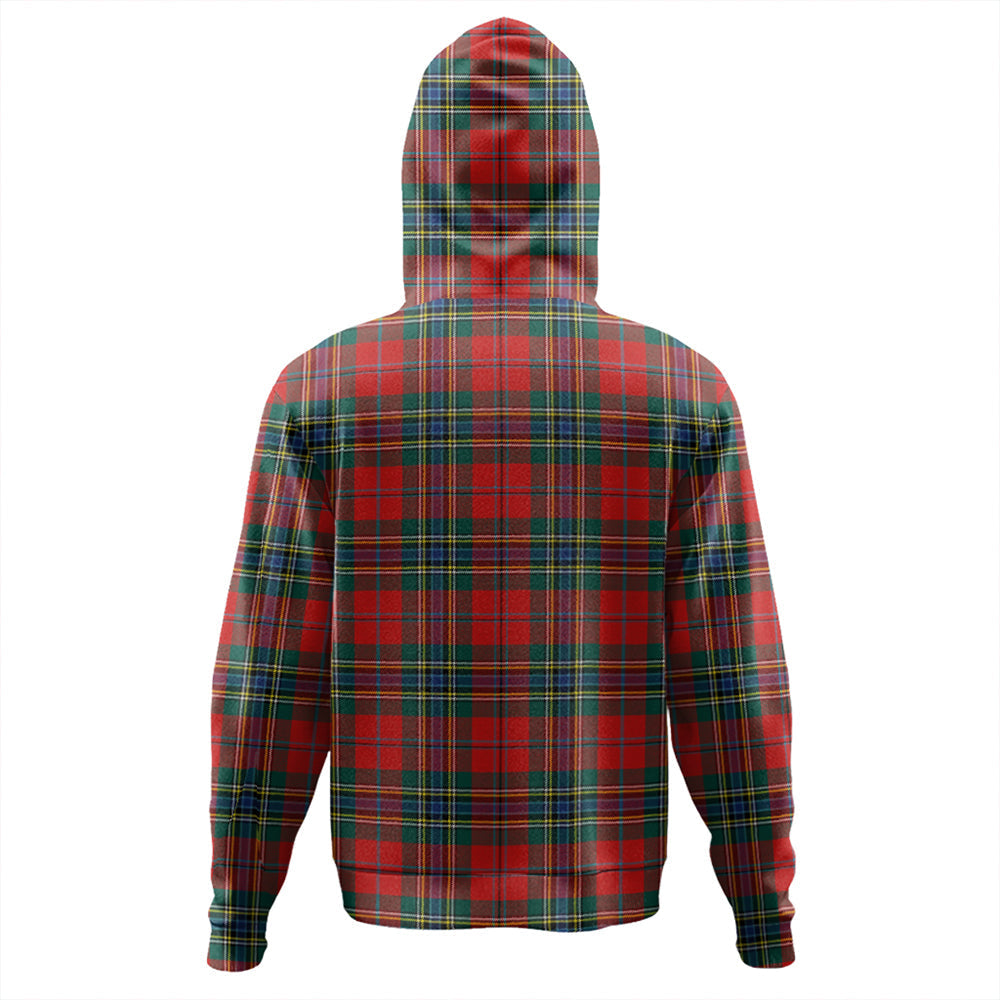 MacLean of Duart Modern Tartan Plaid Hoodie