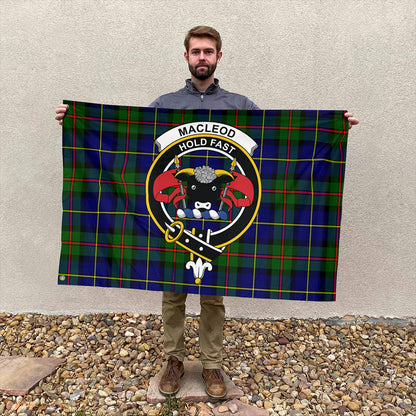 MacLeod of Harris Modern Tartan Classic Crest House Flag