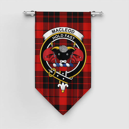 MacLeod of Raasay Tartan Crest Gonfalon