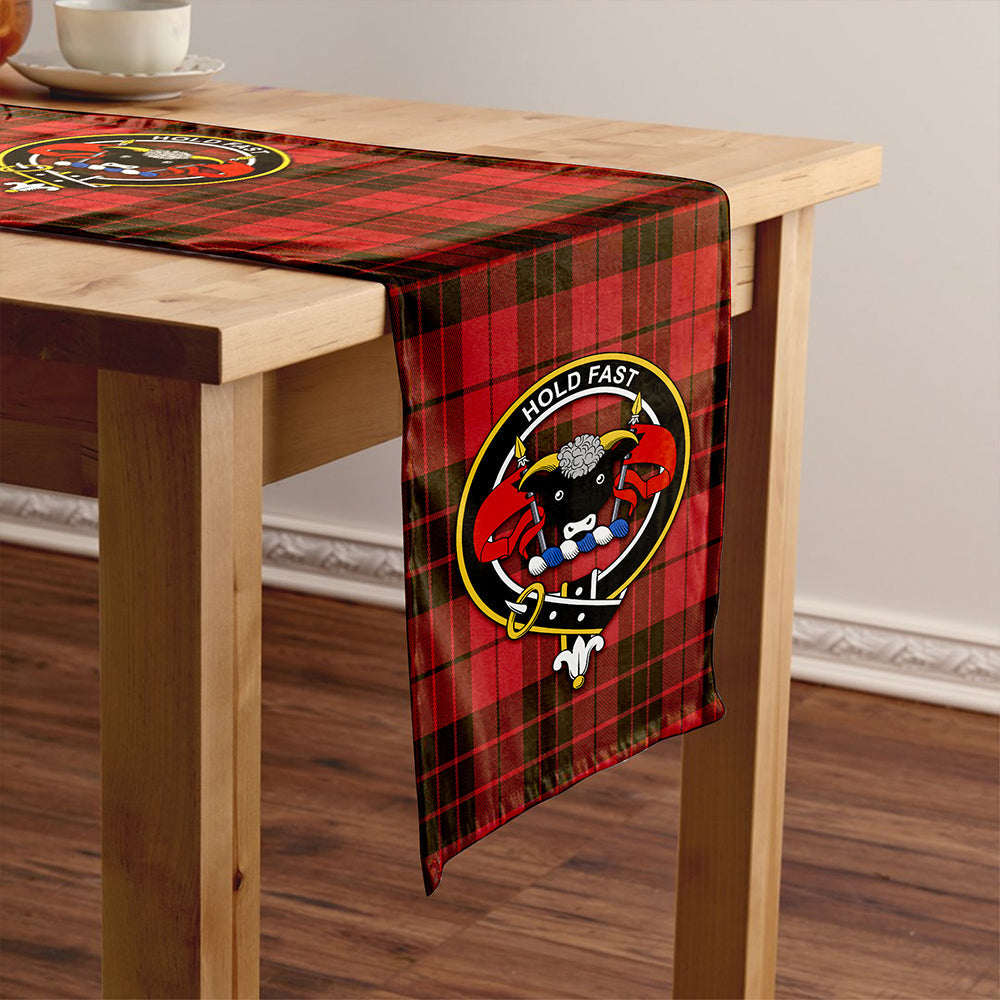 MacLeod of Raasay Weathered Tartan Crest Table Runner