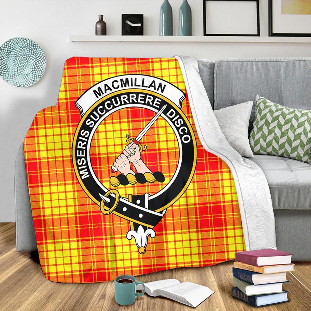 MacMillan Clan Tartan Crest Premium Blanket